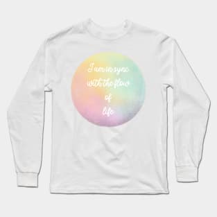 Inspirational affirmation Sticker Long Sleeve T-Shirt